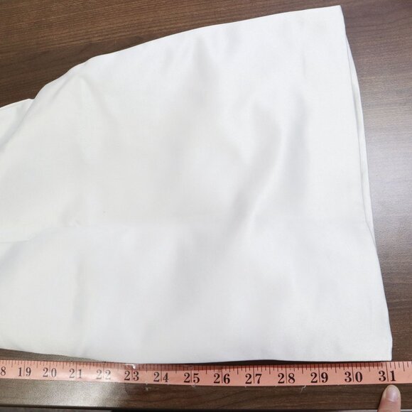 J. Crew Embellished Satin Dress Women 6 White Rich Auntie Core Event Holiday NWT - Picture 16 of 16